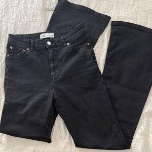 Black Zara Bootcut Jeans